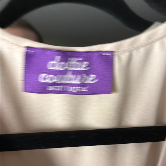 Dottie Couture Cream Wrap Blouse - Picture 4 of 6